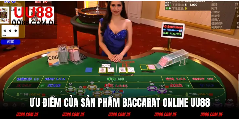 Ưu điểm khi chơi Baccarat online tại UU88